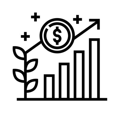 Yatırım hat illüstrasyon kilolu