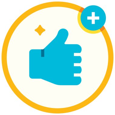 Gibi yaşasın düz illüstrasyon