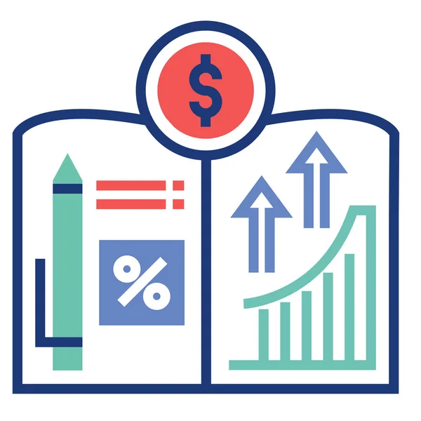 Illustration des grandes lignes du plan d'évaluation — Image vectorielle