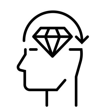 Mükemmeliyetçi hat illüstrasyon