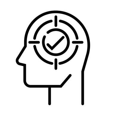 Hat illüstrasyon konsantre