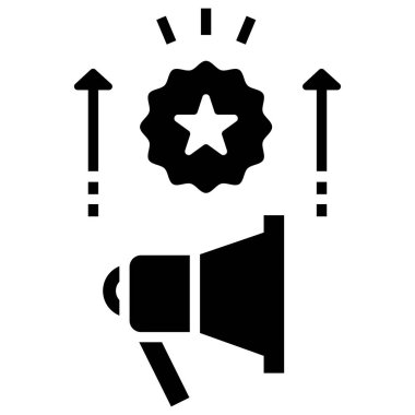 Etkili reklam katı illüstrasyon