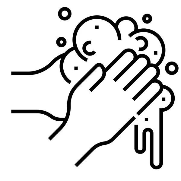 El yıkama hat illüstrasyon