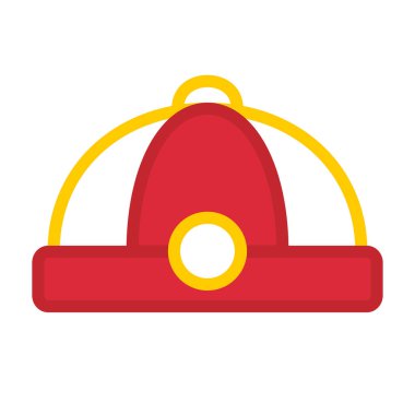 Çin şapka Linecolor illüstrasyon