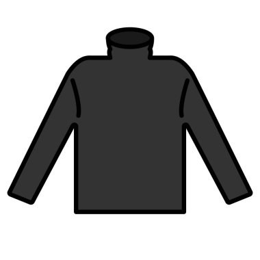 Balıkçı yaka Linecolor illüstrasyon