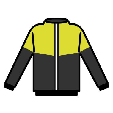 Ceket Linecolor illüstrasyon çalıştıran