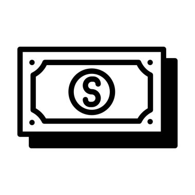 Doları katı illüstrasyon