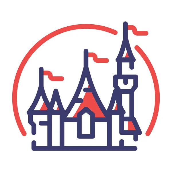 Disneyland Flatoutline illüstrasyon