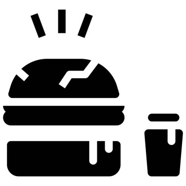 Çörekler katı illüstrasyon