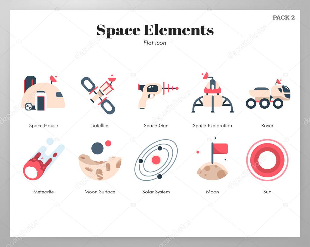 Space elements flat pack