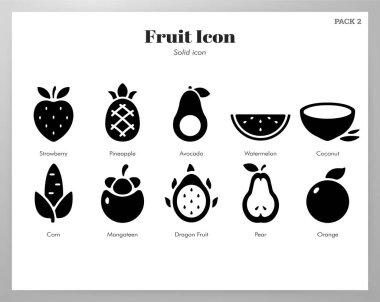 Meyve simgeleri Katı paketi