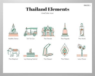 Tayland elemanları Linecolor paketi