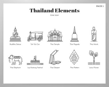 Tayland elemanları Line paketi