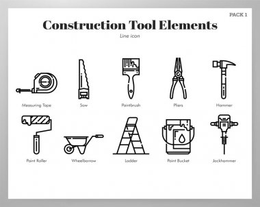 İnşaat takım elemanları Çizgi paketi