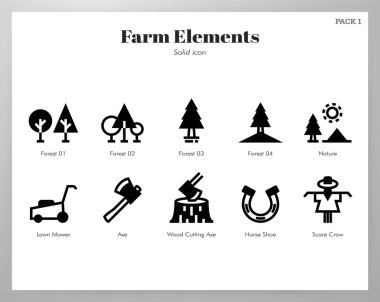 Çiftlik elemanları Katı paketi