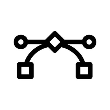 Bağlantı web simgesi. Vektör illüstrasyonu 