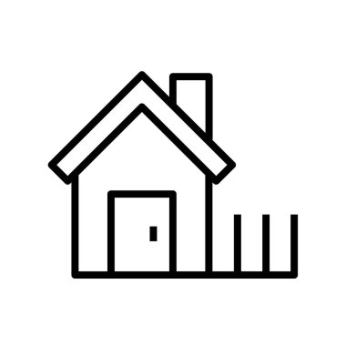 ev web simgesi. Vektör illüstrasyonu 