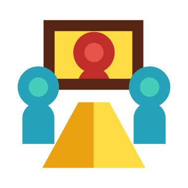 Bilim ve teknoloji çizgi vektör simgesi.