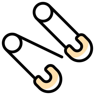 Pin simgesinin vektör illüstrasyonu