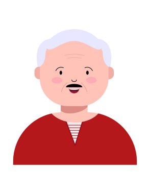 Man web simgesi, vektör illüstrasyonu 