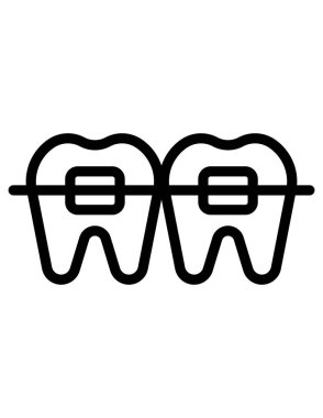 G insan dişinin vektör çizimi 