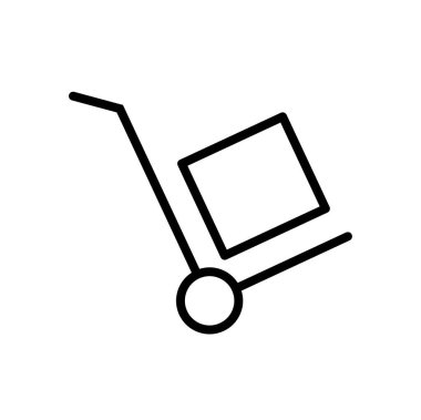 dağıtım ağı simgesi. Vektör illüstrasyonu 