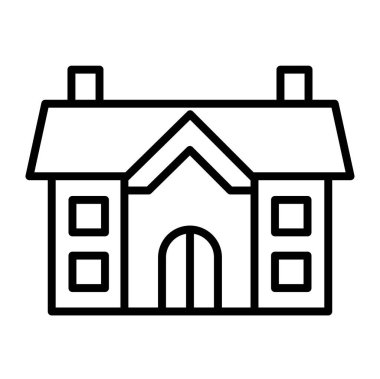 ev simgesi vektör illüstrasyonu