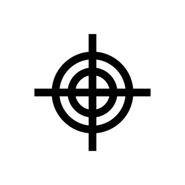 hedef simge vektör illüstrasyonu