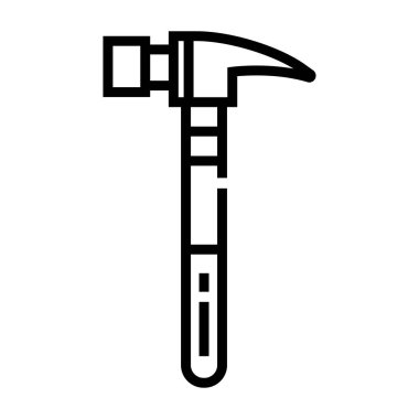 Çekiç ağı simgesi, vektör illüstrasyonu 