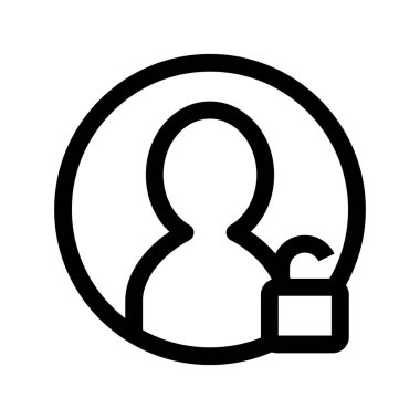 İnsan ağ simgesi. Vektör illüstrasyonu 