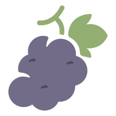 üzüm simgesi vektör illüstrasyonu 