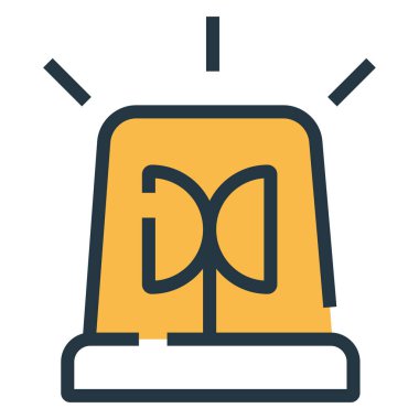 Alarm Ağı simgesi, vektör illüstrasyonu  