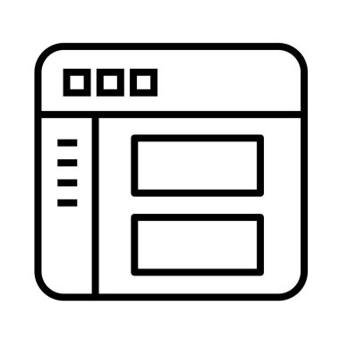 seo modern simgesinin vektör illüstrasyonu