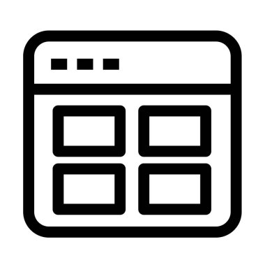 alışveriş ve hizmet satırı vektör simgesi.