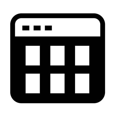 Otel ve servis satırı vektör simgeleri.