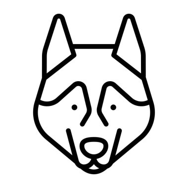 Tilki başlığının vektör illüstrasyonu