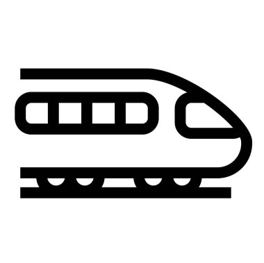 tren hattı vektör simgesi