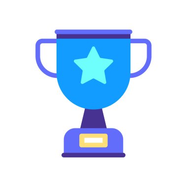 kupa ikonu vektör illüstrasyon grafik tasarımı