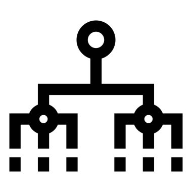 Bilim ve teknoloji çizgi vektör simgesi. 