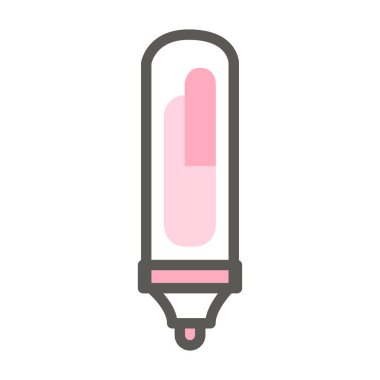 ampul simgesi, vektör illüstrasyonu