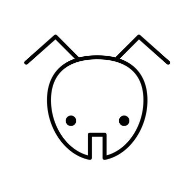 Tavşan ağı simgesi. Vektör illüstrasyonu 