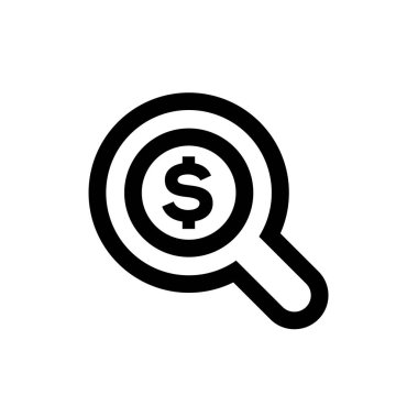 Dolar simgesi vektör illüstrasyonu 