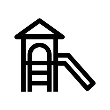 Çocuk parkı düz simgesi