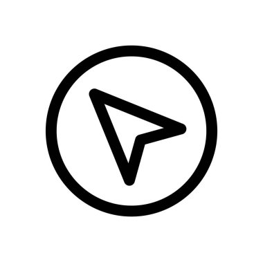 ok simgesi vektör illüstrasyonu 