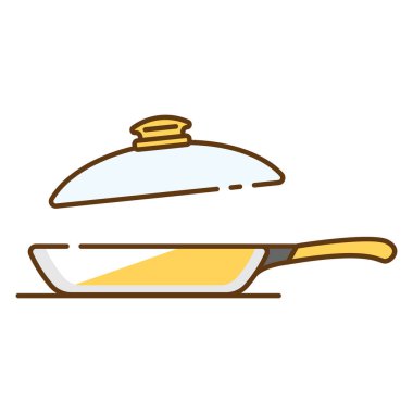 Mutfak aletleri ikonu vektör çizimi