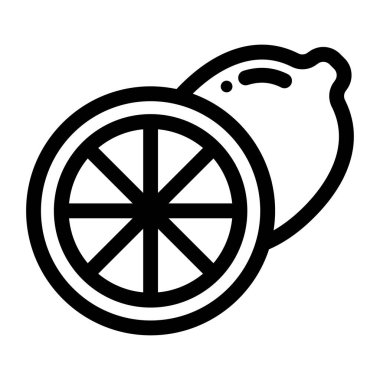 tropikal meyve vektörü simgesi