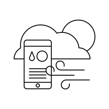 Bulut hesaplama tasarımı, vektör illüstrasyon eps10 grafiği