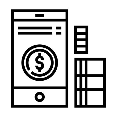 iş web simgesi, vektör illüstrasyonu 