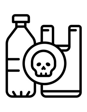 Bilim ve teknoloji çizgi vektör simgesi.