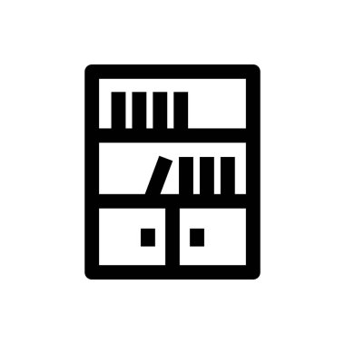 mobilya, simge, vektör illüstrasyonu 